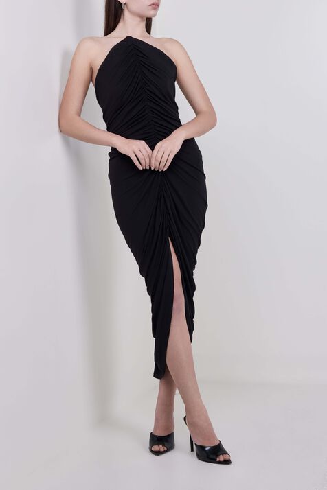 שמלת מידי סטרפלס ALEXANDER WANG